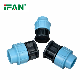  Ifan Wholesle Pn16 HDPE Compression Fittings Blue Plastic Plug PE Pipe Fitting