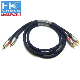 Custom RCA AV Camcorder Video Cable 3.5mm Male to 3RCA Female Plug Stereo Audio Video