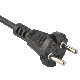  European Cee7/17 16A 2-Pin Power Cord Plug with VDE Approved