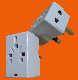 Multiple Plug Adapter with Light 13A UK