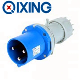  Cee IP44 63A 3p 230V Industrial Plug (QX-1227)