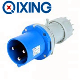 Cee IP44 63A 3p 230V Industrial Plug (QX-1227)