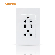 Factory Price Wall Mounted Dual Electrical Multi Socket with Double USB Type a