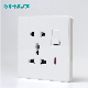  Factory Price 5 Pin Multi-Function Electrical Switched Socket with Neon