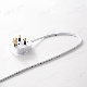 AC Power Cord Cable Rewirable Fuse Plug for Table Lamps