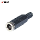 2.5mm/2.1mm Audio Video Connector Female Adapter DC Power Plug