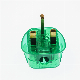 UK Assembled Plug with Connector Transparent