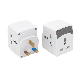  UK/Us/EU/Au Socket to USA America Japan Jp Canada Ca 3 Pin Electrical Wall Adapter Charger Converter Plug