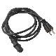 USA Three Pins Power Cord with Qt3