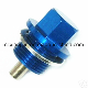  Customized M10X1.25 Oil Drain Plug with Colorful Anodized Finish