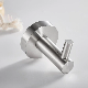 Stainless Steel Wall Mount Shower Robe Towel Coat Holder Hanger Hook Bathroom