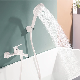  Wall Mount Bathroom Tub Faucet with Handheld Sprayer