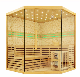  2023 Best Selling Finnish Sauna for 5 Person Hemlock Traditional Sauna