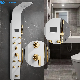  304 Stainless Steel Shower Panel White Golden Customized Shower