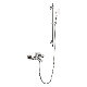 304 Stainless Steel Shower Sliding Bar Bathroom Hot Cold Mixers Shower Faucets