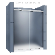  Sally′s Bathroom Alcoveroom Bypass Double Sliding Shower Framed Frosted Glass Door
