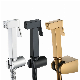  Modern Wall Mounted Brass Hand Held Portable Bathroom Bidet Toilet Sprayer Set with T-Valve for Women - Chrome/Black/Gold Finish, OEM/ODM Available