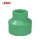  Green Color Water Supply PPR Pipe Socket Fusion Reducer