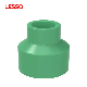 Green Color Water Supply PPR Pipe Socket Fusion Reducer