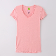  Womens V Neck Long/Short Sleeve T Shirts Basic Tee Tops Organic Bamboo Tee OEM ODM