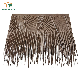 Synthetic Plastic Palm Leaf Thatch Rolls Roof Tile Fire Retardant Artificial Thatch