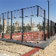  Sibt Table Tennis Court Flooring Manufacturers Stadium Chain Link Fence China Q235 Steel Galvanized Steel Post Tennis Court