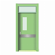 Antibacterial Laminated Hospital Wooden Door Entry Clinic Patient Room Door with Glass manufacturer