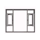 Aluminum Glazed Double Andersen Casement Windows Replacement manufacturer