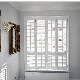  Manufacturer Customized New Design Frost White PVC Window Plantation Shutters Blinds