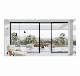Australia Standard Windows and Doors Black Double Glazed Low E Glass Soundproof Exterior Patio Aluminum up Down Sliding Door