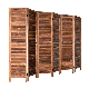  6 Panel Wood Folding Freestanding Screen Country Wooden Folding Screen Room Divider