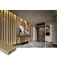 3D Indoor Decoration Material Fireproof Office House Partition WPC Tube