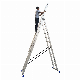  Aluminum Combination Multi-Functional Step Fruit & Cherry Tree Ladder with Rolling Wheels