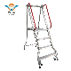 Aluminium Aluminum Safety Folding Foldable Portable Step Ladder for More Possible Occasion