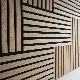  Veneer Wood Slat Pet MDF Acoustic Panel Interior Soundproofing Wall Ceiling Building Material