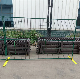 Powder Coated Green Canada Temporary Fence / 6FT * 10FT Construction Fence manufacturer