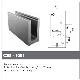 Heavy Duty Stainless Steel / Aluminum Base Shoe / U Channel for Glass / Css-1001