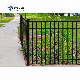  Decorative Easily Assembled Eco Friendly Waterproof Rot Proof Welded Powder Coated Aluminum Metal Vertical Panels Picket Fences for Garden/Villa/Manor