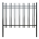  Residential Powder Coated Wrought Iron Steel Fence Panels Metal Garrison Fencing