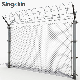 2m Height Airport Security Fencing Chain Link Fabric Cyclone Mesh Fence