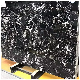 Chinese Polished Ice Flower Black Marble Slabs for Tiles