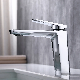 Modern Chrome Brass Single Handle Bathroom Cold and Hot Water Basin Faucet