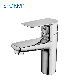 China Manufacturer Bathroom Copper Brass Chrome Basin Faucet with Ceramic Cartridge