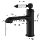  New Single Lever Spray Black Painting Basin Faucet