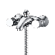 Popular Design Heavy Double Brass Handle Bath Mixer