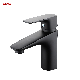 Tiema Sanitary Ware Bathroom Black Painting Water Brass Basin Faucet manufacturer