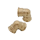  90 Degree Female Brass Construction Coupling Elbow Brass Pipe Fitting
