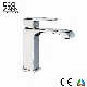  New Design Healthy Low Lead Brass Square Body Short Washroom Basin Faucet