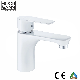  Deck Mounted Zinc Basin Mixer and Bathromm Basin Faucet for Cold Hot Water