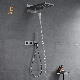  Basic Customization Brass in-Wall Shower Faucets Wall Mounted Shower Set Four Functions Shower Faucet Thermostatic Shower